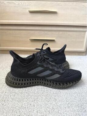 Adidas 4DFWD Reflective Xeno Black 3D-Printed Running Sneakers Men's 10.5